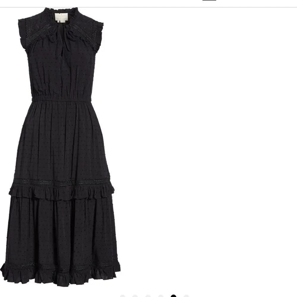 Kate Spade Brooke Street Swiss Dot Tiered Dress
